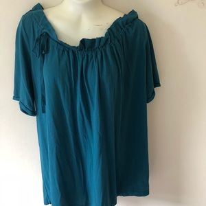J. Crew blue blouse size small
